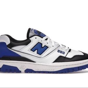 New Balance BB550HN1 White Royal And Black Size 12 NWT
